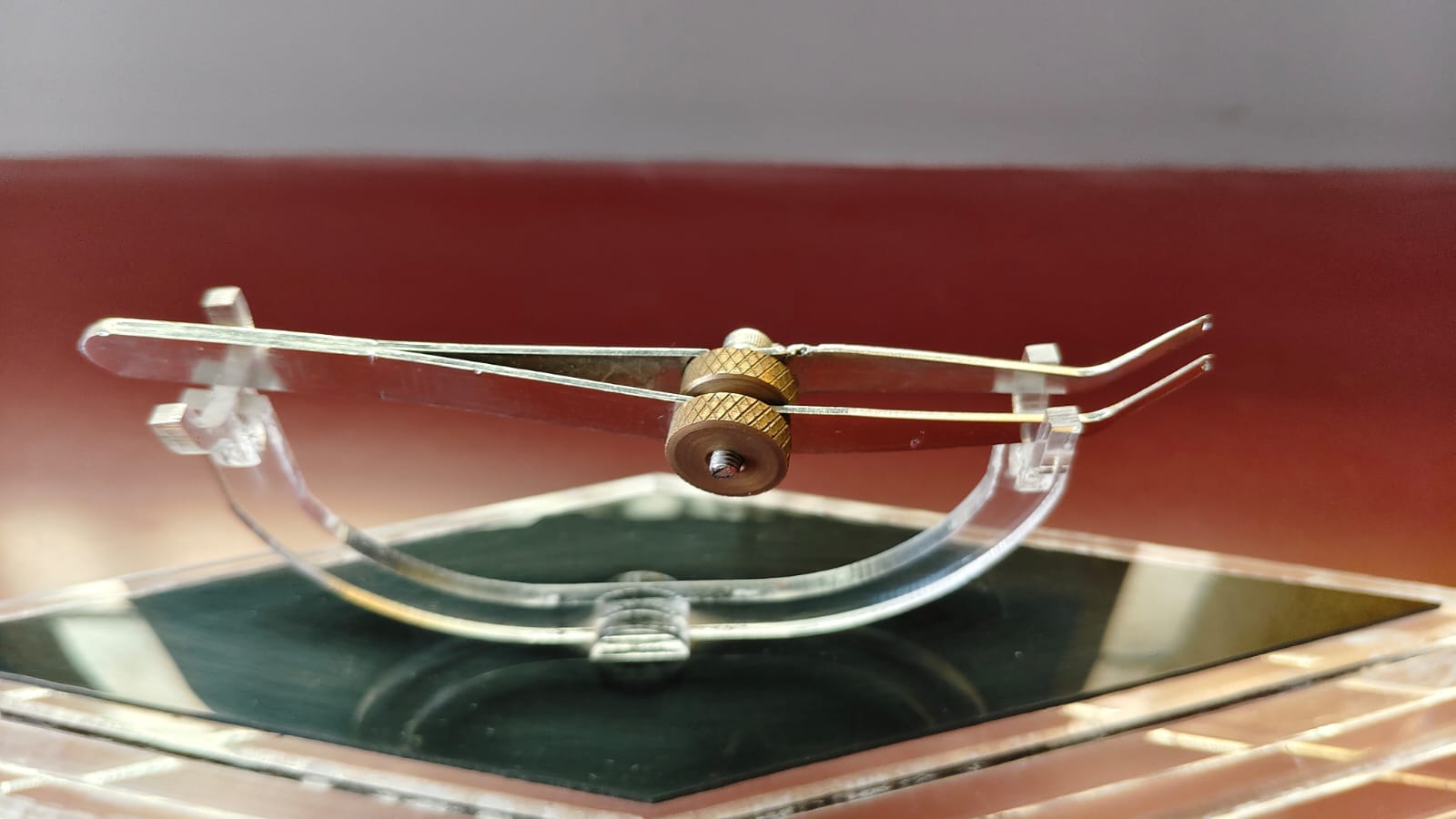 Twin tuck dental brace holder