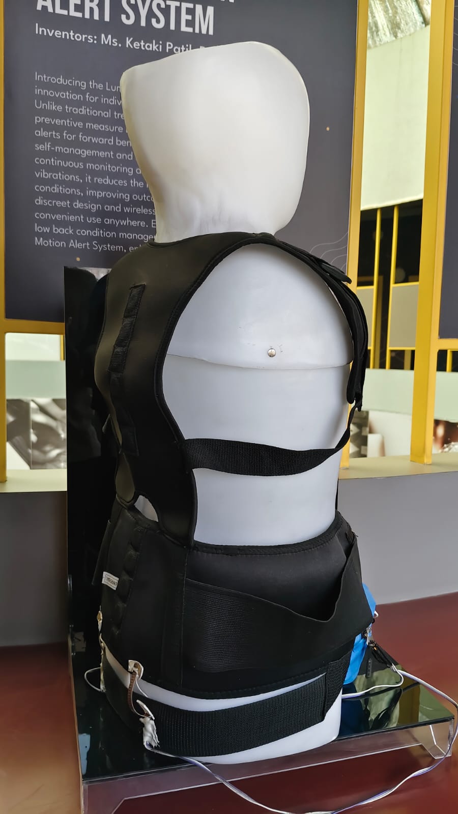 Lumbar motion alert system